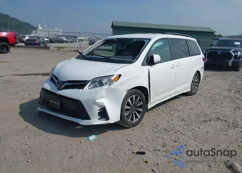 2019 Toyota Sienna Le from USA, damaged, VIN 5TDJZ3DC4KS215106
